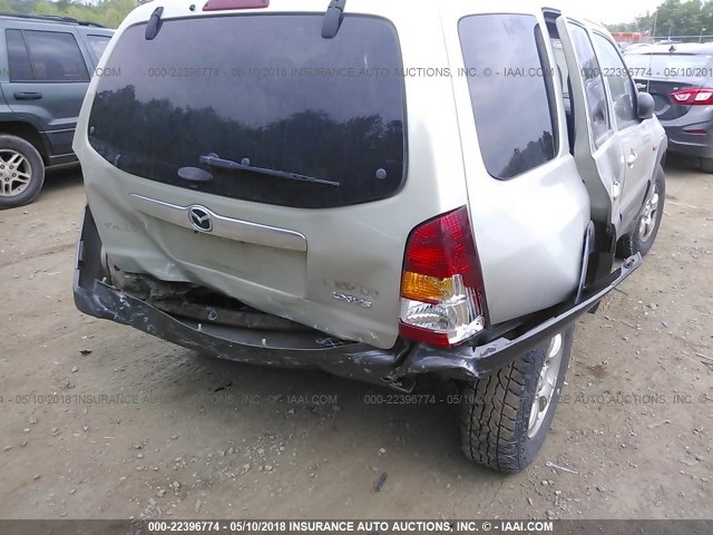 4F2CZ96123KM50457 - 2003 MAZDA TRIBUTE ES WHITE photo 6