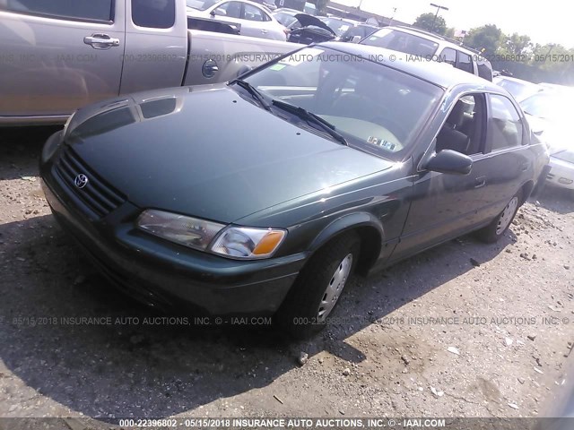 4T1BG22K4XU442342 - 1999 TOYOTA CAMRY CE/LE/XLE მწვანე ფოტო 2