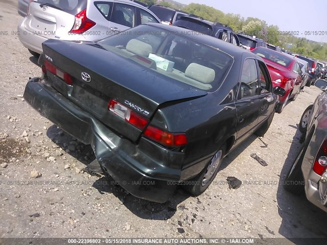 4T1BG22K4XU442342 - 1999 TOYOTA CAMRY CE/LE/XLE მწვანე ფოტო 4