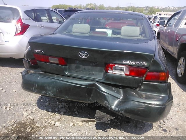 4T1BG22K4XU442342 - 1999 TOYOTA CAMRY CE/LE/XLE მწვანე ფოტო 6