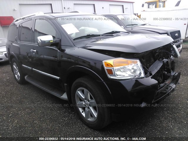 5N1AA0NE0CN618959 - 2012 NISSAN ARMADA SV/SL/PLATINUM BLACK photo 1