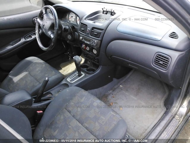 3N1BB51A11L003892 - 2001 NISSAN SENTRA SE BLACK photo 5