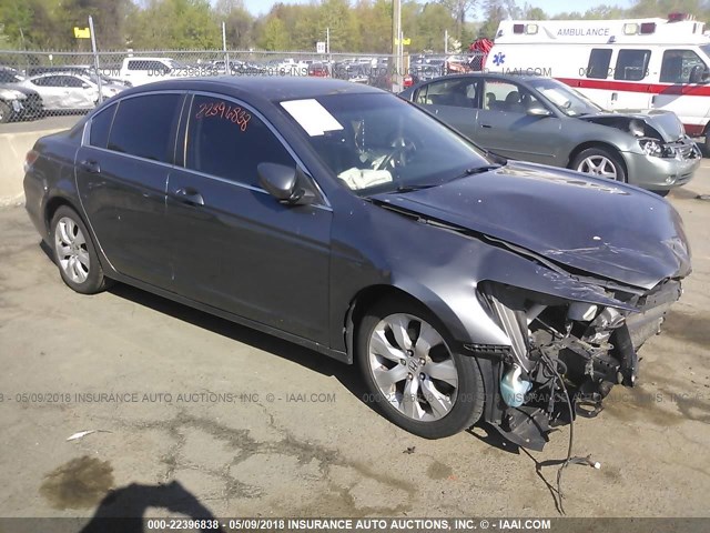 1HGCP26878A131631 - 2008 HONDA ACCORD EXL GRAY photo 1