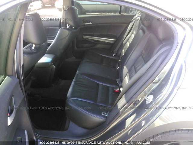 1HGCP26878A131631 - 2008 HONDA ACCORD EXL GRAY photo 8