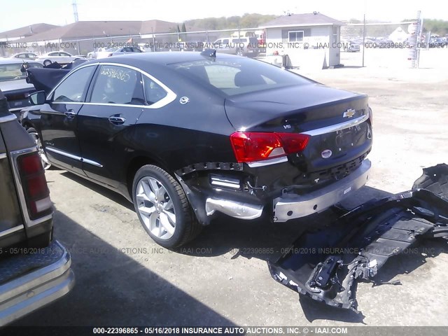 1G1145S37HU175209 - 2017 CHEVROLET IMPALA PREMIER BLACK photo 3