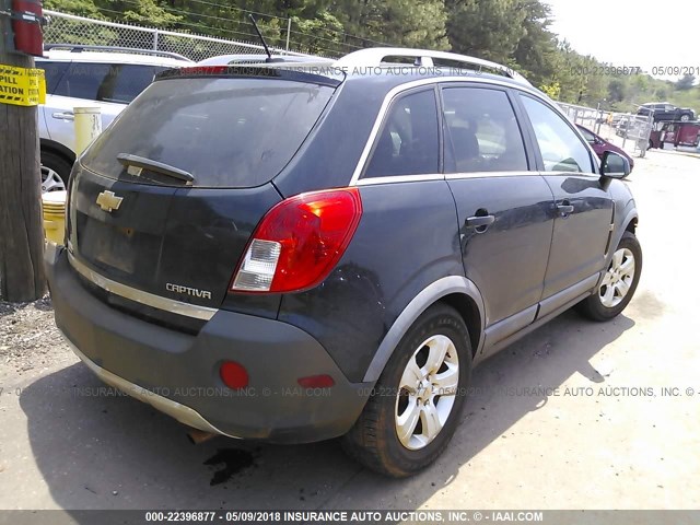 3GNAL2EK5DS627431 - 2013 CHEVROLET CAPTIVA LS 黑色 照片 4