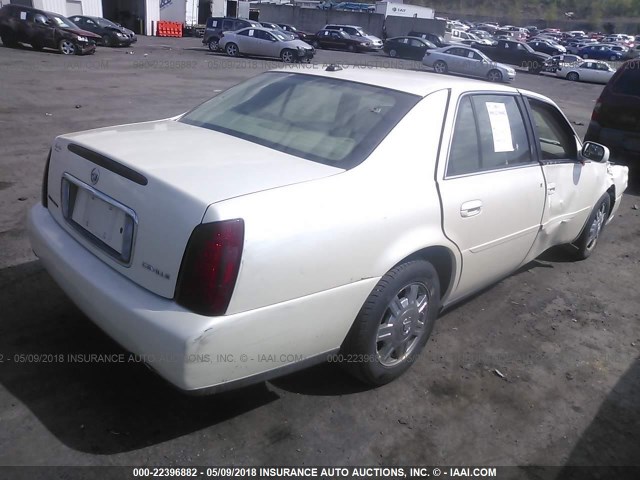 1G6KD54Y33U173991 - 2003 CADILLAC DEVILLE WHITE photo 4