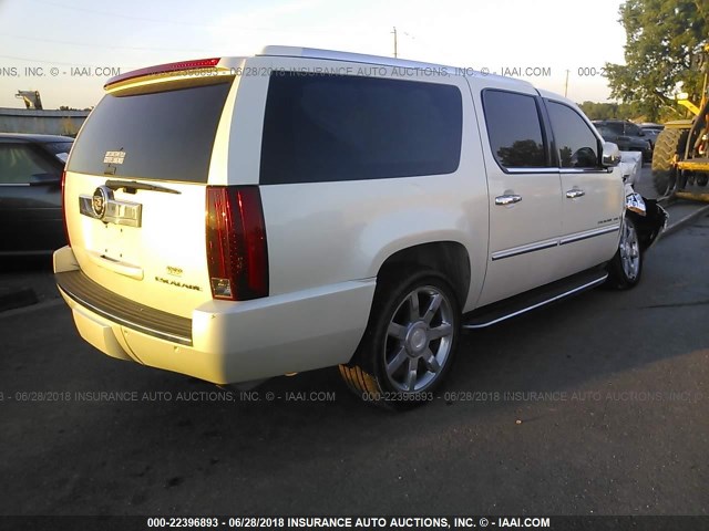 1GYFK66857R370879 - 2007 CADILLAC ESCALADE ESV WHITE photo 4