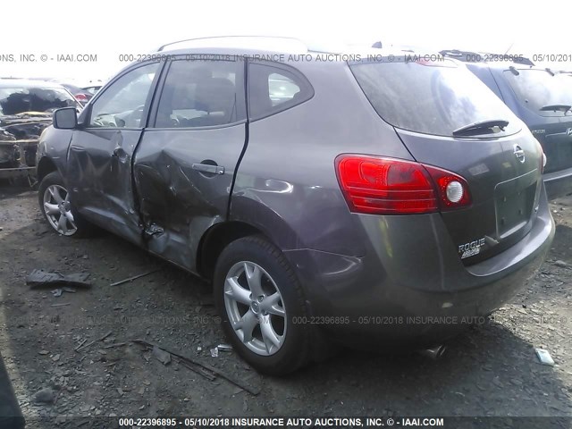 JN8AS58V39W435959 - 2009 NISSAN ROGUE S/SL GRAY photo 3