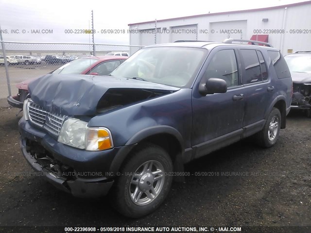 1FMZU73K53UB59333 - 2003 FORD EXPLORER XLT/XLT SPORT/NBX BLUE photo 2