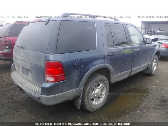 1FMZU73K53UB59333 - 2003 FORD EXPLORER XLT/XLT SPORT/NBX BLUE photo 4