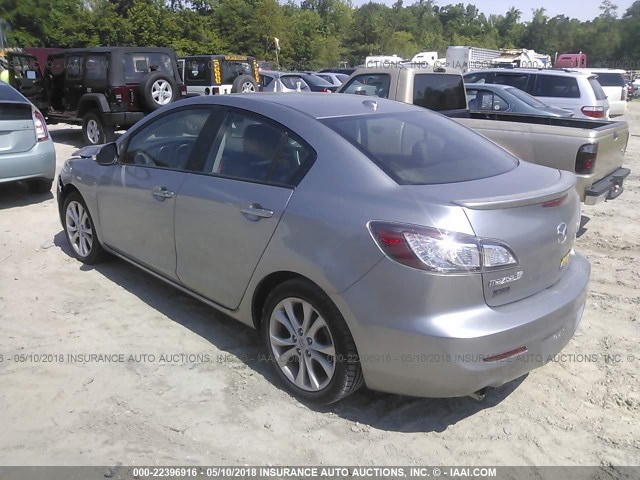 JM1BL1S5XA1176385 - 2010 MAZDA 3 S SILVER photo 3