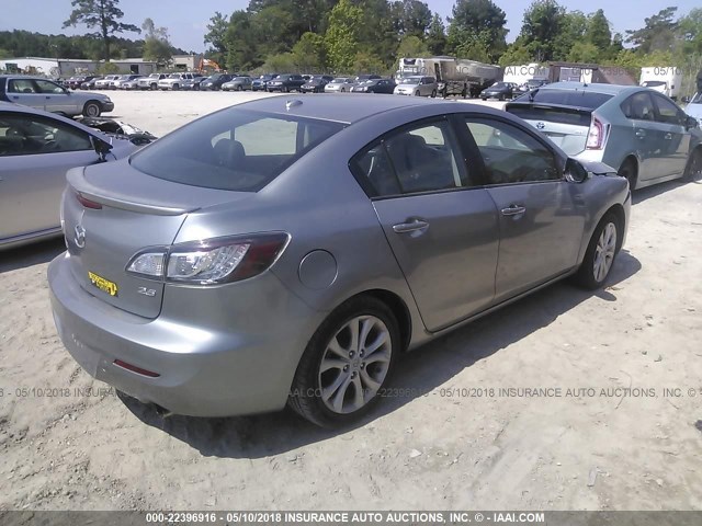 JM1BL1S5XA1176385 - 2010 MAZDA 3 S SILVER photo 4