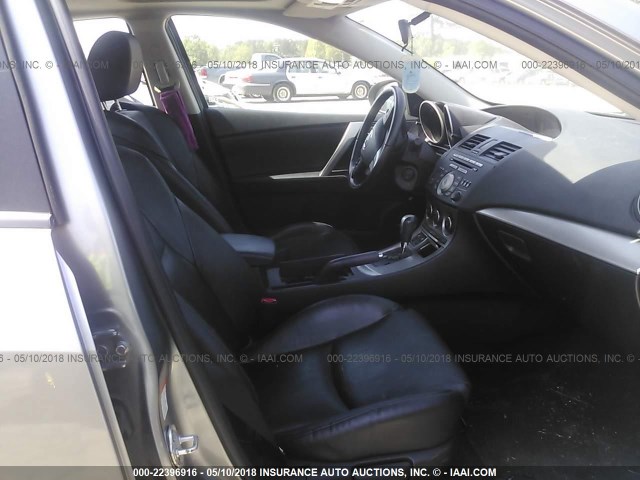 JM1BL1S5XA1176385 - 2010 MAZDA 3 S SILVER photo 5