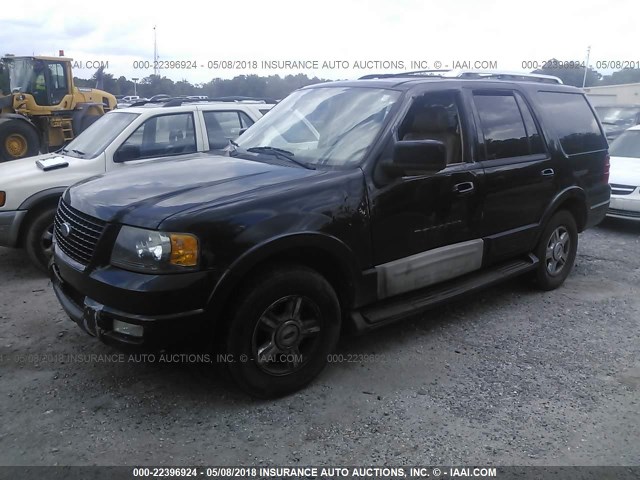 1FMFU19555LB13088 - 2005 FORD EXPEDITION LIMITED BLACK photo 2