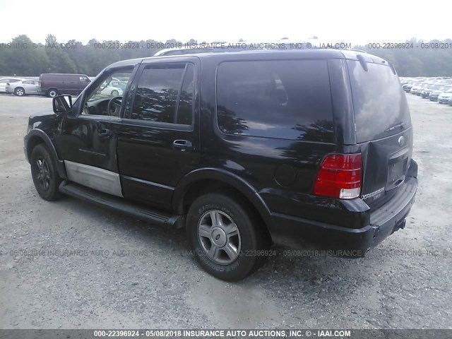 1FMFU19555LB13088 - 2005 FORD EXPEDITION LIMITED BLACK photo 3