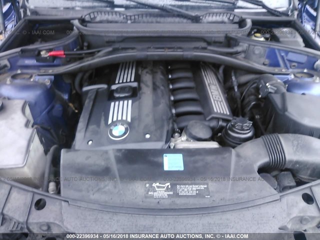 WBXPC93437WF02653 - 2007 BMW X3 3.0SI BLUE photo 10