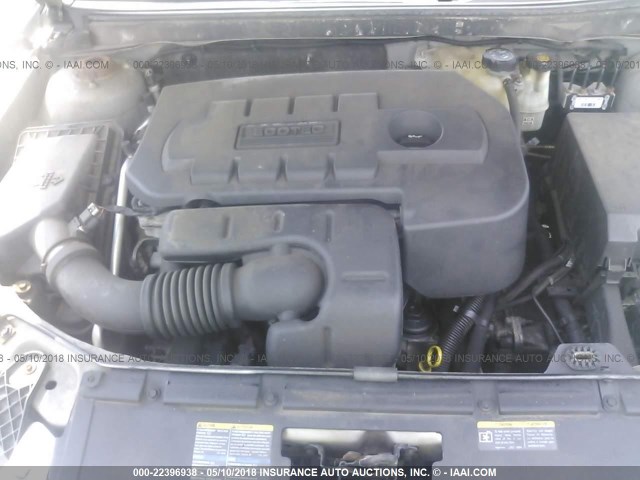 1G2ZF58BX74186226 - 2007 PONTIAC G6 VALUE LEADER/BASE GRAY photo 10