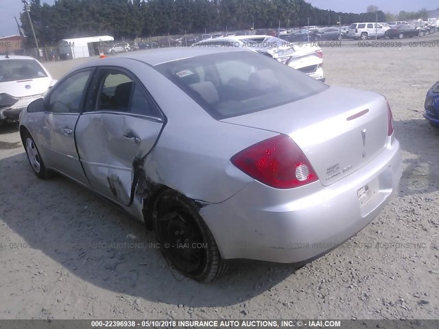 1G2ZF58BX74186226 - 2007 PONTIAC G6 VALUE LEADER/BASE GRAY photo 3