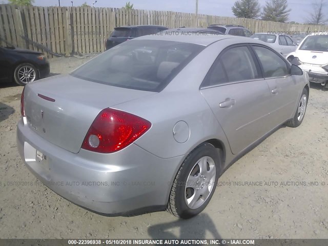 1G2ZF58BX74186226 - 2007 PONTIAC G6 VALUE LEADER/BASE GRAY photo 4