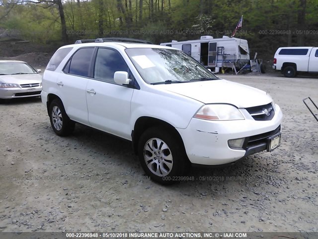 2HNYD18653H536328 - 2003 ACURA MDX TOURING WHITE photo 1