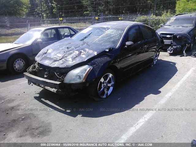 1N4BA41E17C828676 - 2007 NISSAN MAXIMA SE/SL BLACK photo 2