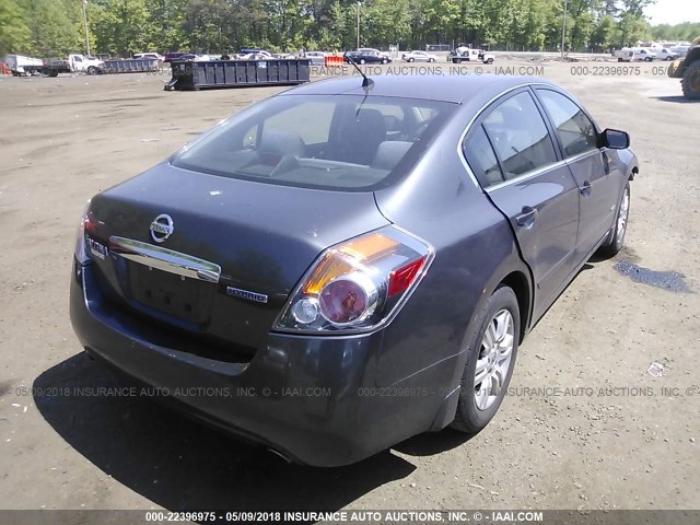 1N4CL2APXBC142682 - 2011 NISSAN ALTIMA HYBRID GRAY photo 4