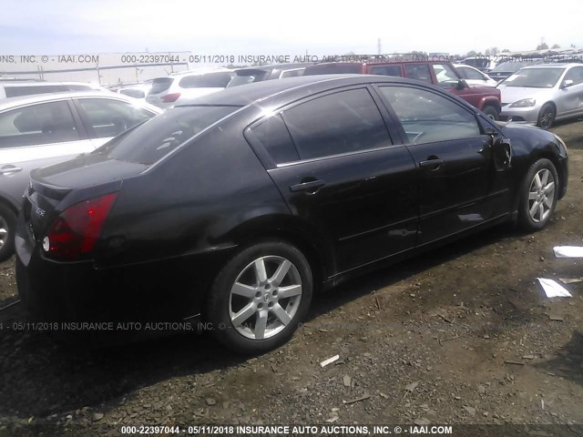 1N4BA41E54C872661 - 2004 NISSAN MAXIMA SE/SL BLACK photo 4