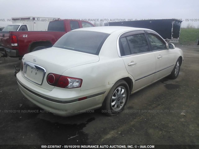 KNALD124655063232 - 2005 KIA AMANTI WHITE photo 4