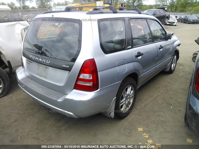 JF1SG65634G755442 - 2004 SUBARU FORESTER 2.5XS 银色 照片 4