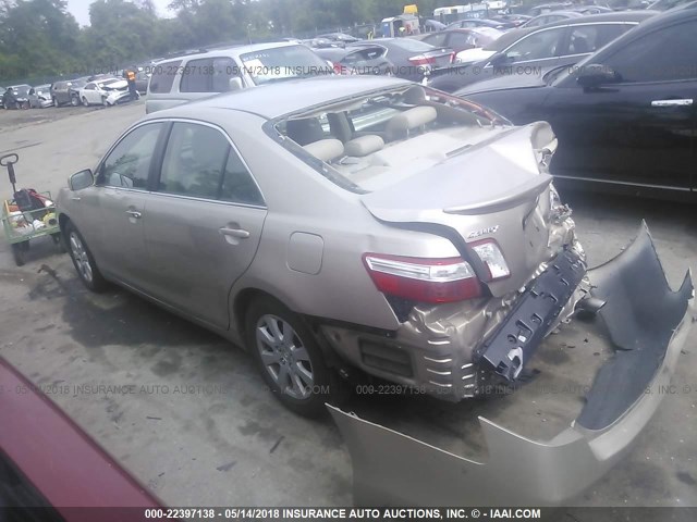 4T1BB46K68U044605 - 2008 TOYOTA CAMRY HYBRID GOLD photo 3