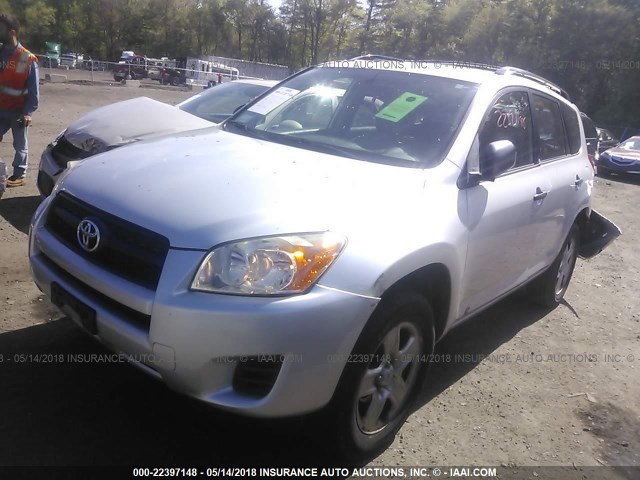 JTMBF4DV3AD031421 - 2010 TOYOTA RAV4 SILVER photo 2