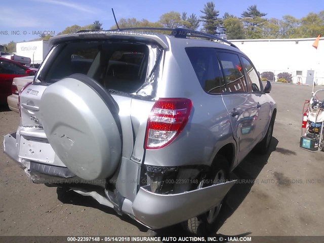 JTMBF4DV3AD031421 - 2010 TOYOTA RAV4 SILVER photo 4