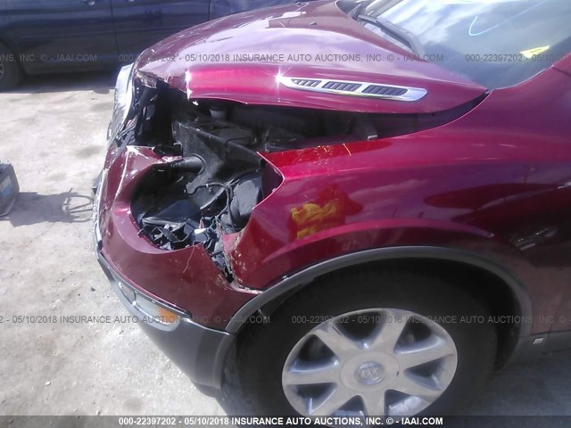 5GAER23D99J174146 - 2009 BUICK ENCLAVE CXL 红色 照片 6