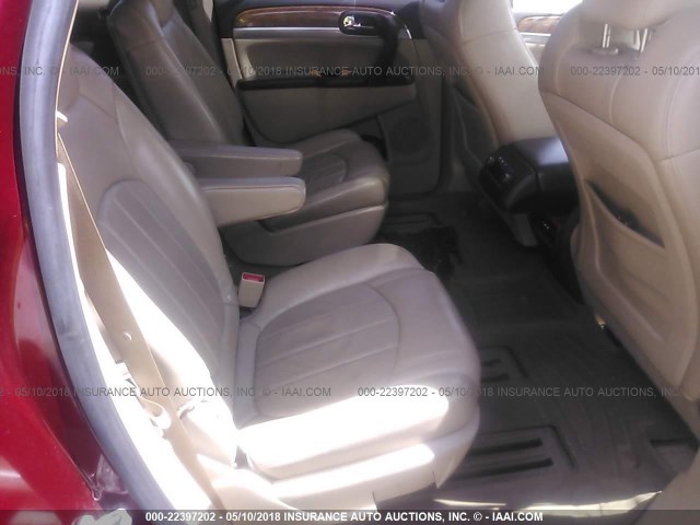 5GAER23D99J174146 - 2009 BUICK ENCLAVE CXL 红色 照片 8