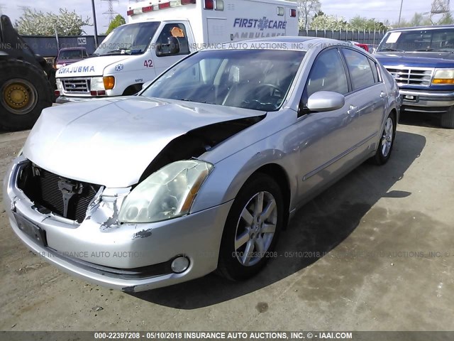 1N4BA41E66C820880 - 2006 NISSAN MAXIMA SE/SL SILVER photo 2