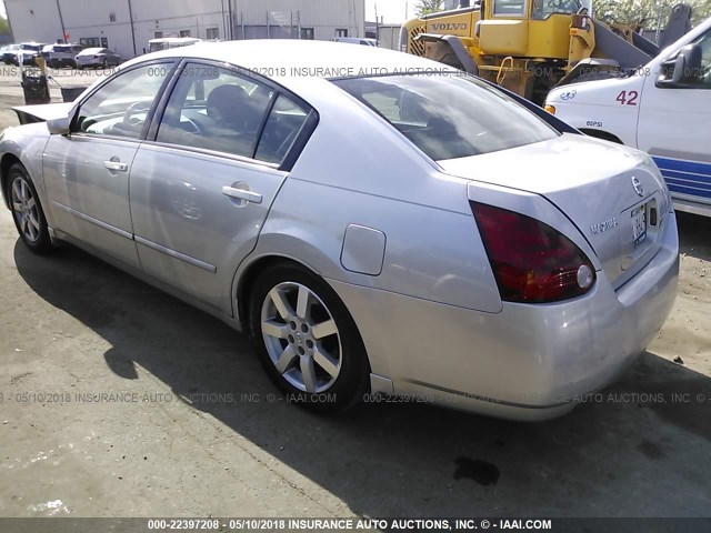 1N4BA41E66C820880 - 2006 NISSAN MAXIMA SE/SL SILVER photo 3