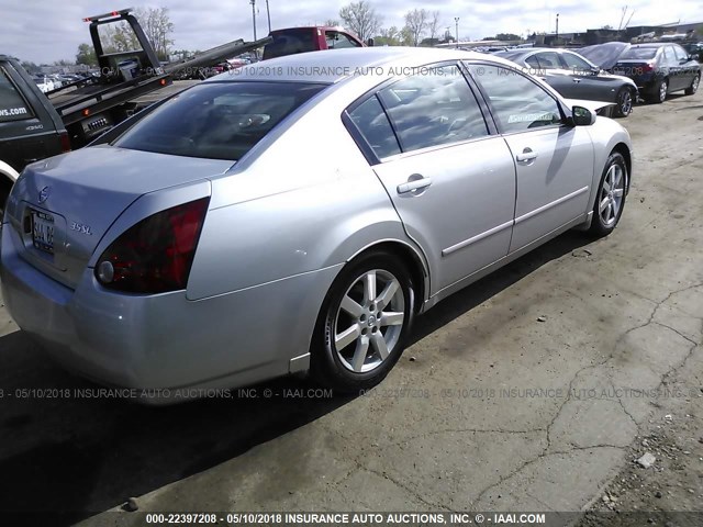 1N4BA41E66C820880 - 2006 NISSAN MAXIMA SE/SL SILVER photo 4