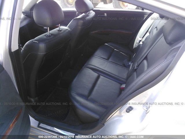 1N4BA41E66C820880 - 2006 NISSAN MAXIMA SE/SL SILVER photo 8