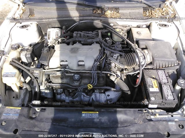 1G2NF52E34M507679 - 2004 PONTIAC GRAND AM SE1 WHITE photo 10