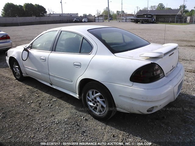 1G2NF52E34M507679 - 2004 PONTIAC GRAND AM SE1 WHITE photo 3