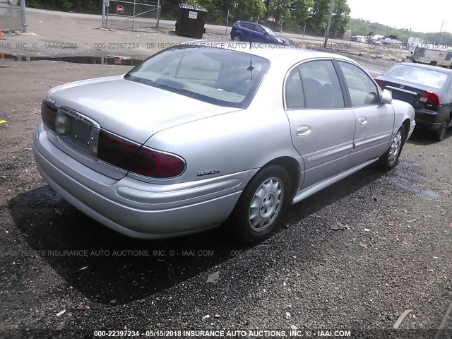 1G4HP54K424114677 - 2002 BUICK LESABRE CUSTOM SILVER photo 4