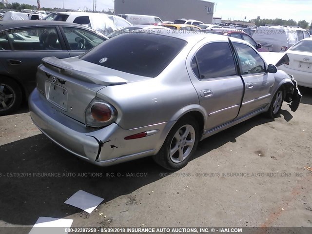 JN1DA31D93T516199 - 2003 NISSAN MAXIMA GLE/GXE/SE SILVER photo 4