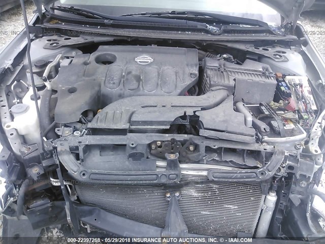 1N4AL2AP2CN497407 - 2012 NISSAN ALTIMA S SILVER photo 10