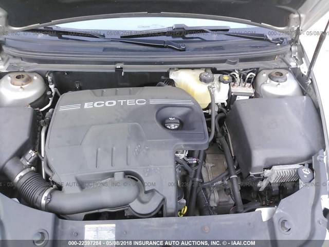 1G1ZG57B58F218511 - 2008 CHEVROLET MALIBU LS Gümüş foto 10