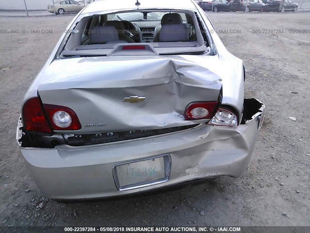 1G1ZG57B58F218511 - 2008 CHEVROLET MALIBU LS Gümüş foto 6