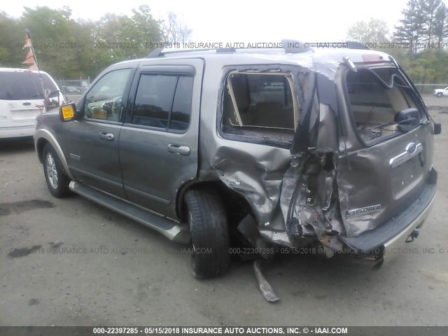 1FMEU74E66UB49521 - 2006 FORD EXPLORER EDDIE BAUER BROWN photo 3