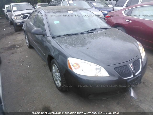 1G2ZG578464166880 - 2006 PONTIAC G6 SE1 GRAY photo 1