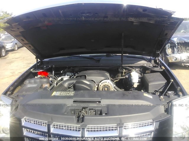 1GYS4BEF9BR166869 - 2011 CADILLAC ESCALADE LUXURY შავი ფოტო 10