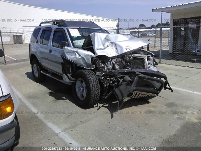 5N1ED28T22C532755 - 2002 NISSAN XTERRA XE/SE SILVER photo 1